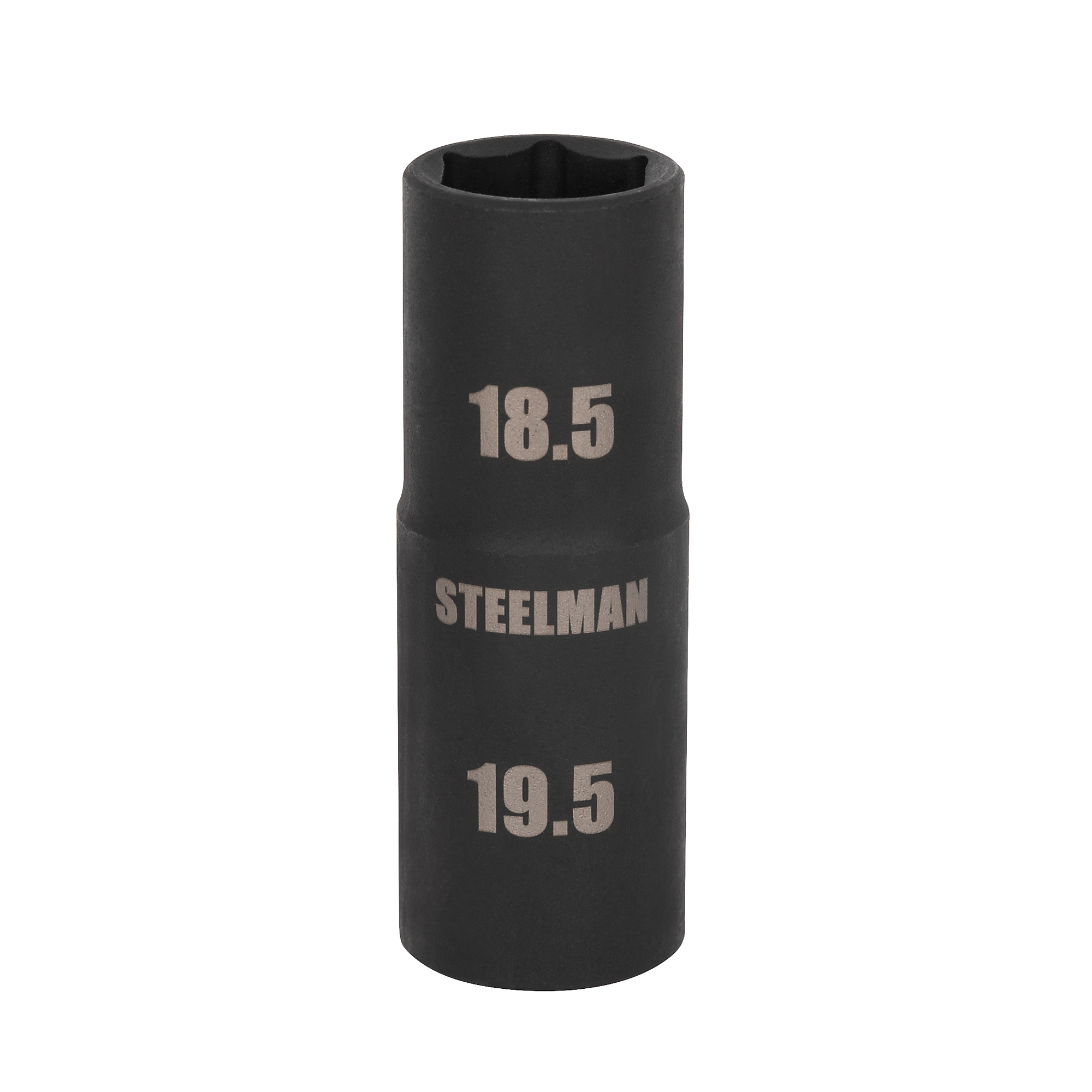 STEELMAN 1/2-Inch Drive 6-Point Thin Wall 18.5mm x 19.5mm Impact Flip Socket, Model# 97025